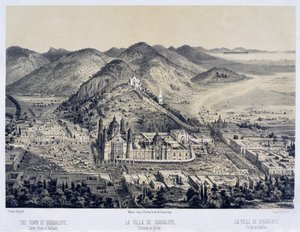 The Villa de Guadalupe Seen from a Hot-air Balloon